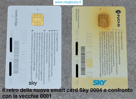 Nuova smartcard e vecchie registrazioni mysky non disponibili